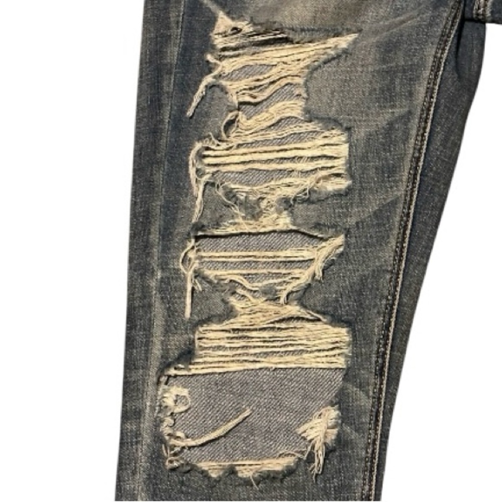American Eagle Outfitters Tomgirl Distressed Jeans Size 6 - Picture 4 of 11